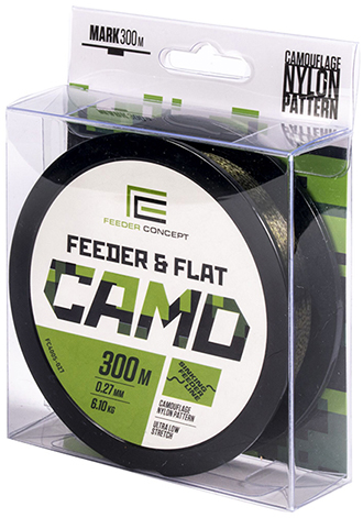 leska FEEDER FLAT Camo 300m