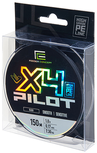 shnur PILOT x4 Braid Black