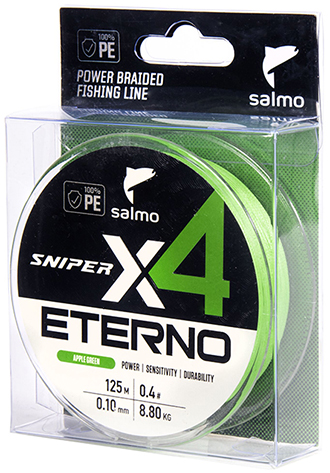 shnur SNIPER x4 ETERNO Braid Apple Green