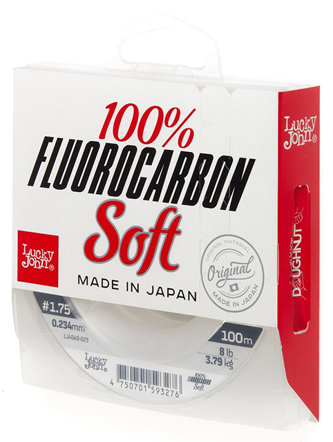 Леска FLUOROCARBON Soft (Lucky John), 100м, 0.234мм