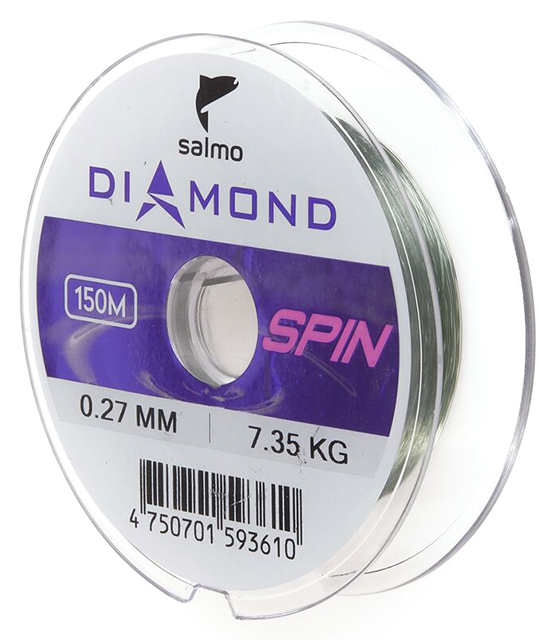 Леска DIAMOND Spin (Salmo), 150м, 0.27мм