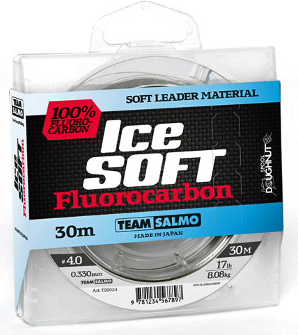 Леска Team Salmo ICE SOFT Fluorocarbon (Salmo), 30м, 0.165мм