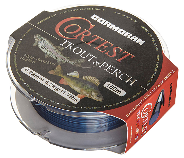Леска CORTEST Trout&Perch (Cormoran), 150м, 0.24мм