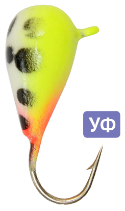 Мормышка вольфрам. "Капля" с ушком, 5мм