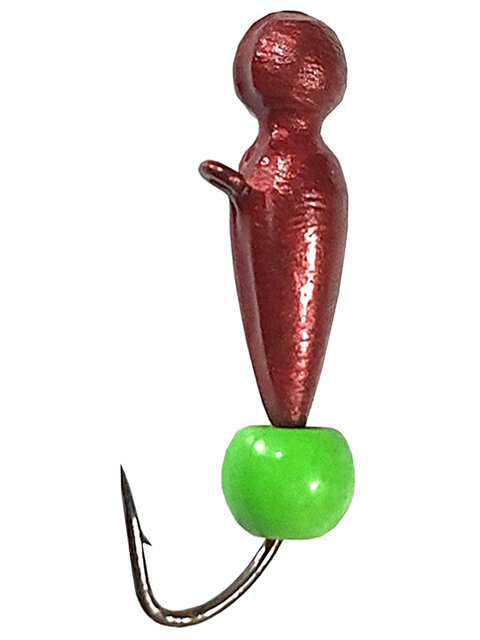 Мормышка вольфрамовая "Веснянка" (Олта), латунный шарик, 3мм