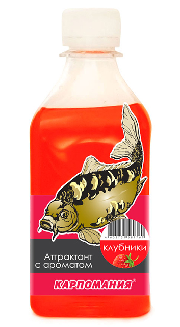 Аттрактант (Карпомания), аромат клубника, 250мл