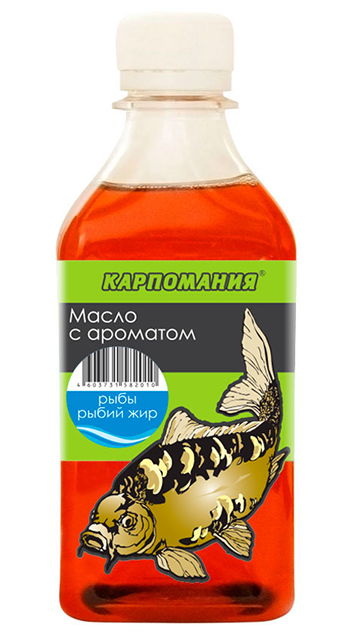 Аттрактант (Карпомания), аромат рыбий жир, 250мл