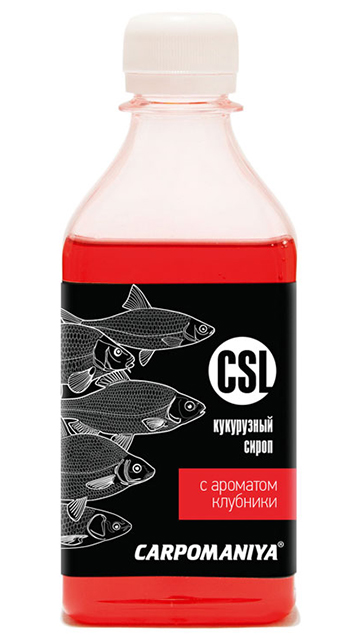 CSL кукурузный сироп (Карпомания), аромат клубника, 250мл