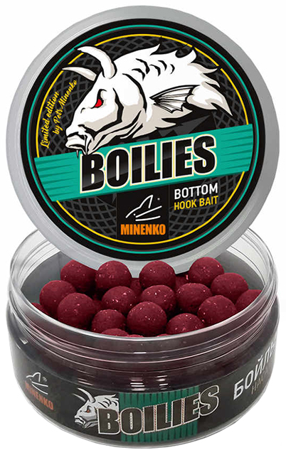 Бойлы насадочные вареные Monster Crab (Миненко), 14мм, 100г