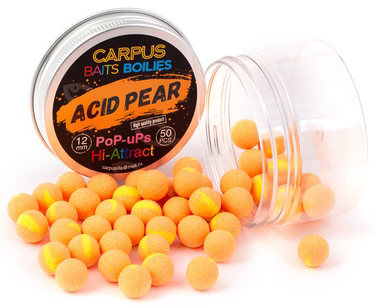 Бойлы плавающие "Acid Pear" (Carpus), 12мм