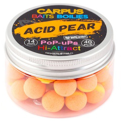 Бойлы плавающие "Acid Pear" (Carpus), 14мм