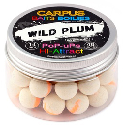 Бойлы плавающие "Wild plum" (Carpus), 14мм