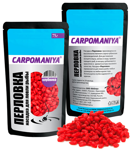 Перловка (Карпомания), аромат клубника, 75г