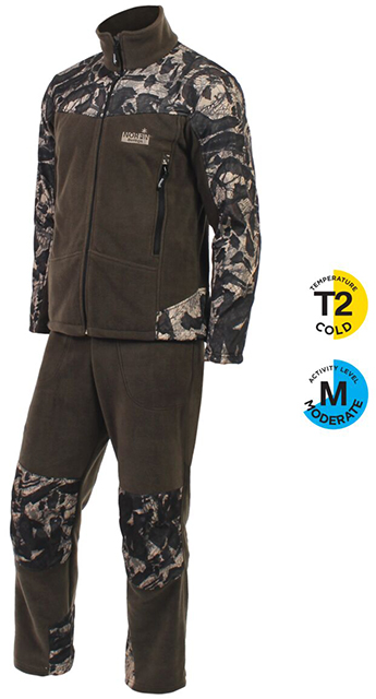 Костюм флисовый "BERINGS Camo Green" (Norfin), р.L
